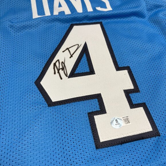 OFFERS ✅ RJ Davis Signed North Carolina Tar Heels CUSTOM Jersey XL Beckett - Picture 5 of 12